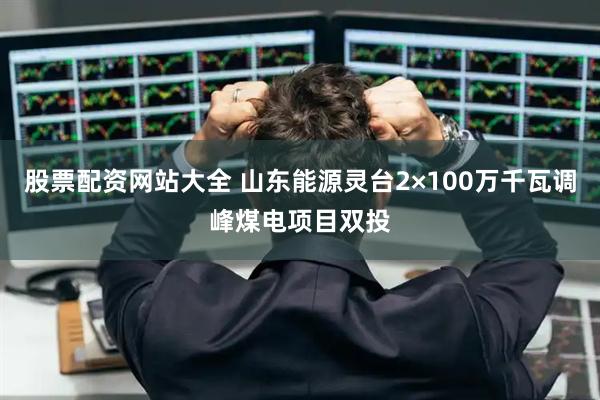 股票配资网站大全 山东能源灵台2×100万千瓦调峰煤电项目双投